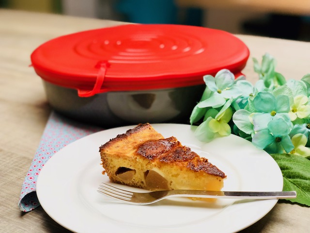 Schwedischer Birnenkuchen aus der runden Kuchenform von Pampered Chef®