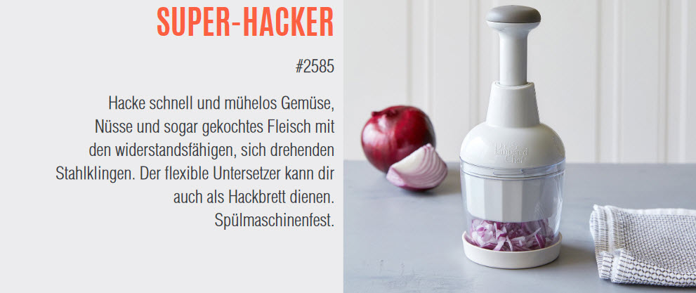 Pampered Chef Dezember Must Have der coole Super Hacker