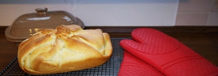 Pampered Chef Ofenmeister / Zaubermeister Brot - Heute Georgisches Käsebrot von Martina Ziehl mit Pampered Chef
