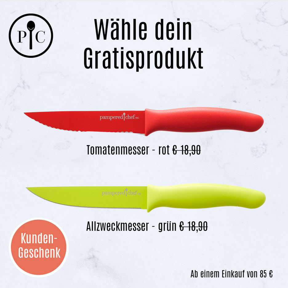 Pampered Chef Geschenke für Dezember 2020 ab einem Wareneinkaufswert von 85€