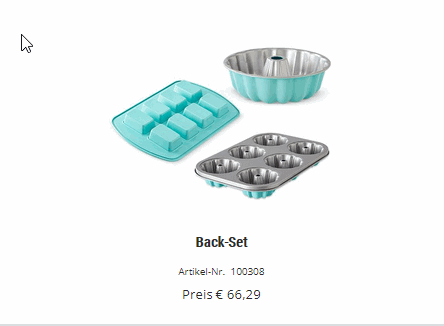 Backset Pampered Chef