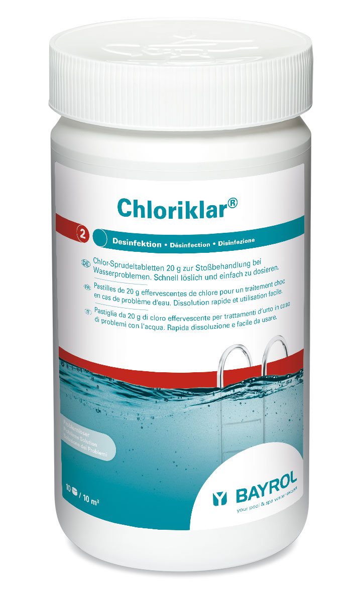 Bayrol Chloriklar 1kg Chlor schnellösliche Tabletten 07131