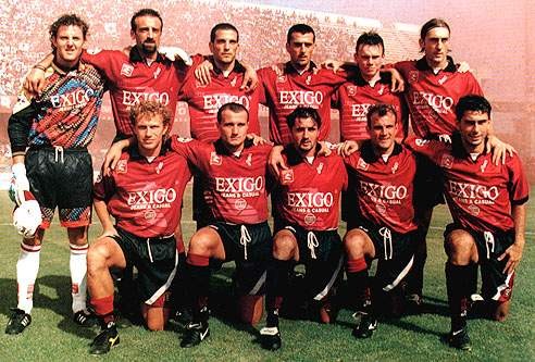 Formazione Salernitana 1997 - 1998