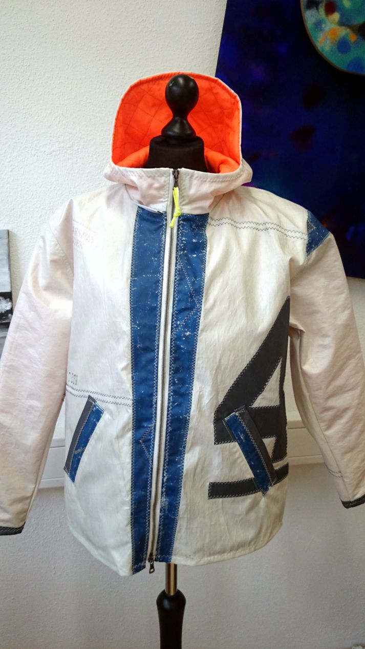 Jacke aus Segeltuch sailart fashion - Segeltuchmode aus Heppenheim