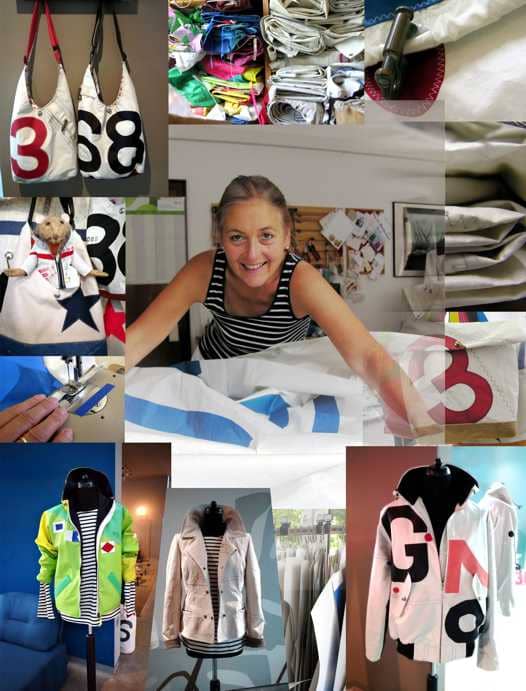the world of sailart fashion - made of used sails