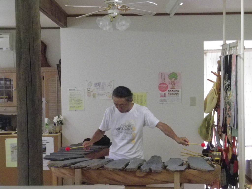 2012.7.21 15:00~ サヌカイトのミニ演奏会