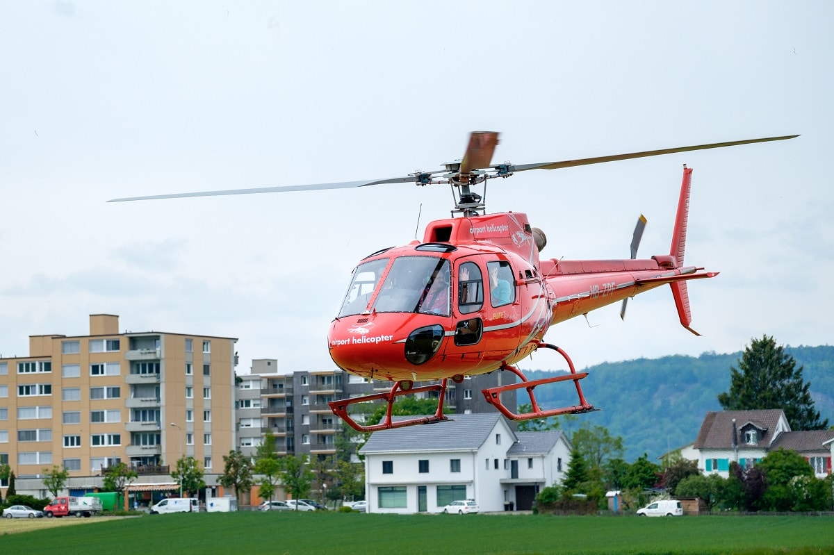 Elite Flights, AS 350 B2 Ecureuil, HB-ZPF, Rundflugtage UNDOB 2019 Obersiggenthal, Helikopter-Flotte Luzern-Beromünster