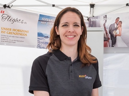 Elite Flights Team, Yvonne Känel,  Administration, Verkauf