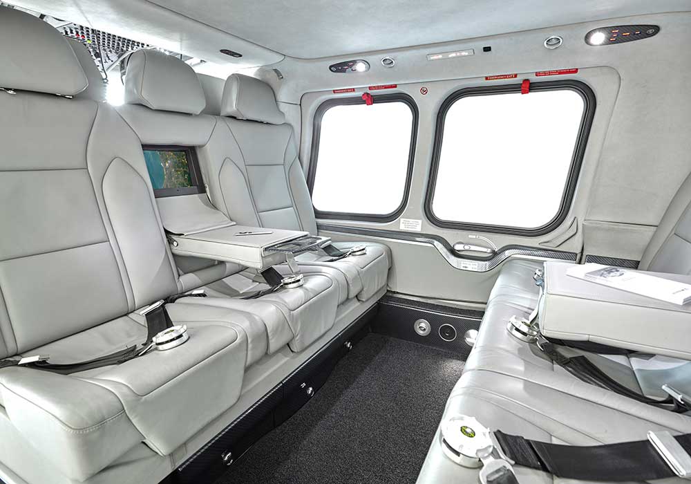 EC 135 Inside view