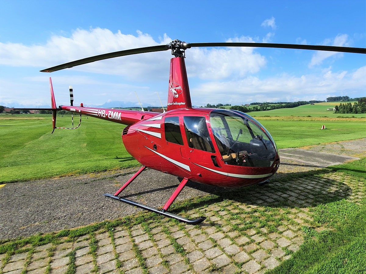 Elite Flights, Robinson R44, HB-ZMM, Helikopter-Flotte Luzern-Beromünster, Grenchen