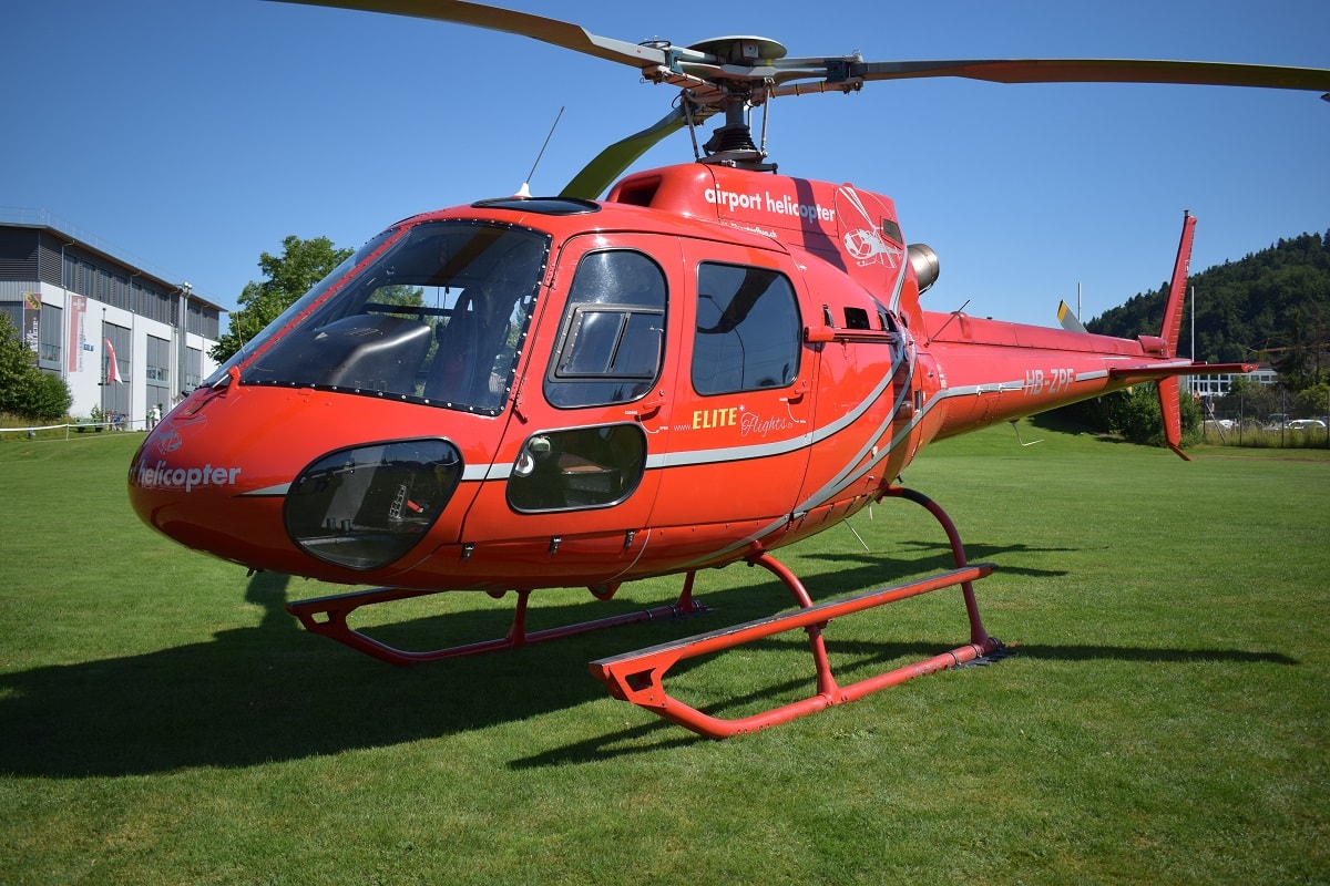 Elite Flights, AS 350 B2 Ecureuil, HB-ZPF, Rundflugtage Rohrbach, Helikopter-Flotte Luzern-Beromünster