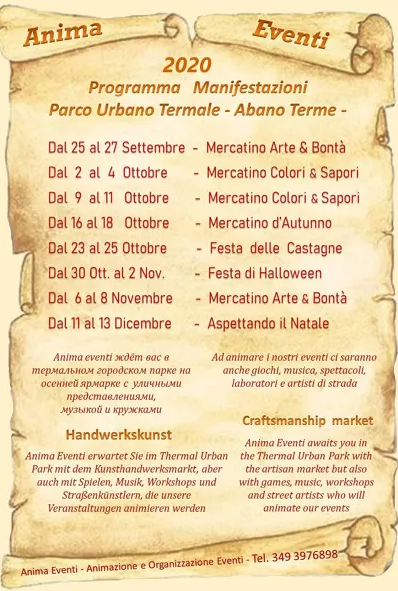 Lista mercatini ad Abano Terme