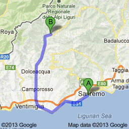 Ecco quanto dista Pigna dalla nostra filiale in Via Giovanni Marsaglia 53: 34,8 Km