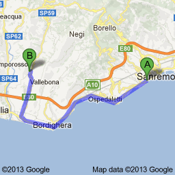 Ecco quanto dista San Biagio della Cima dalla nostra filiale in Via Giovanni Marsaglia 53: 19,00 Km