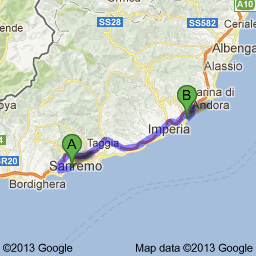 Ecco quanto dista Diano Marina dalla nostra filiale in Via Giovanni Marsaglia 53: 44,4 Km
