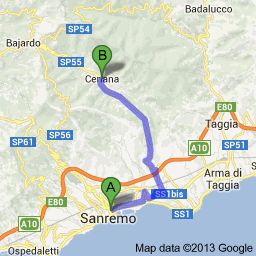 Ecco quanto dista Ceriana dalla nostra filiale in Via Giovanni Marsaglia 53: 15,2 Km