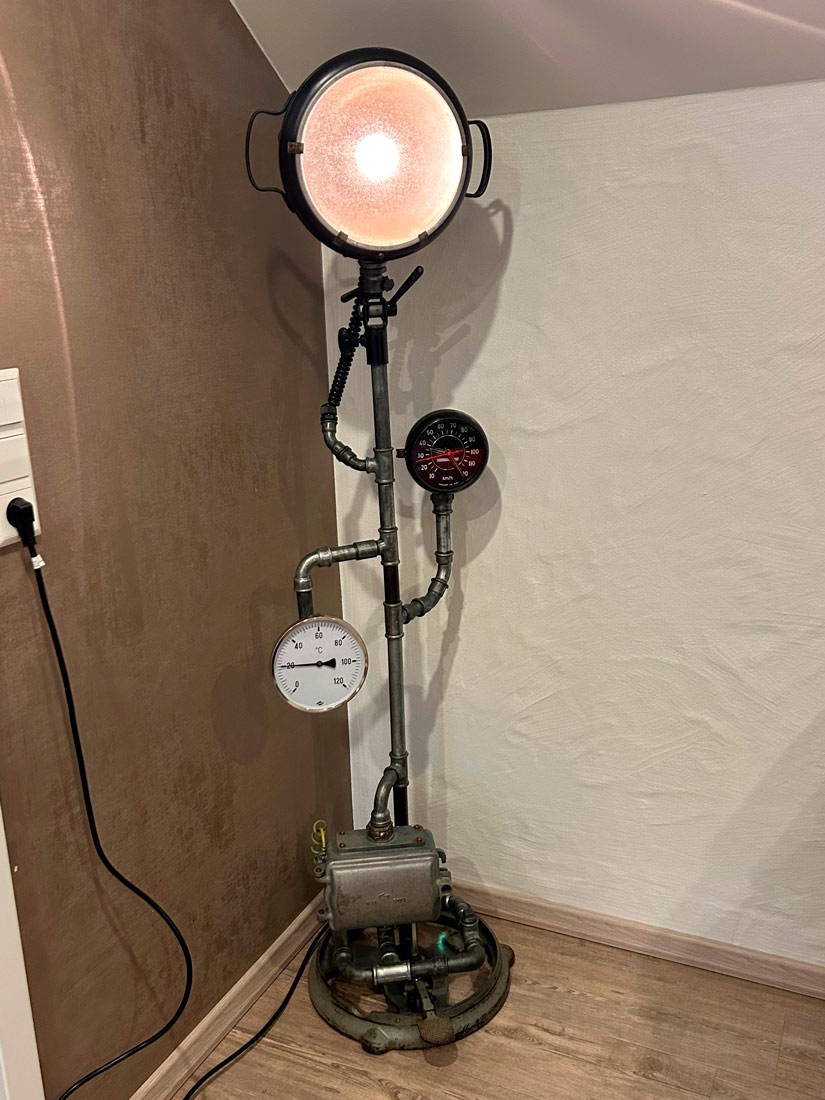 Dimmbares Licht über Pedaldruck
