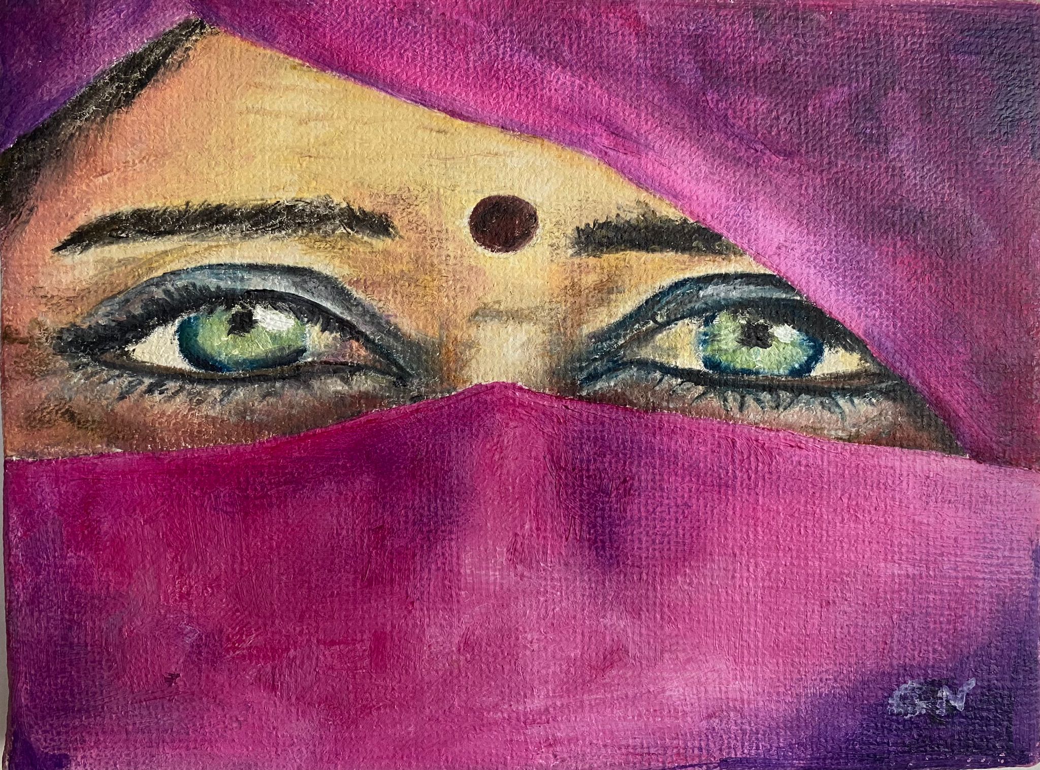 Rosa - olio su tela - 24x18