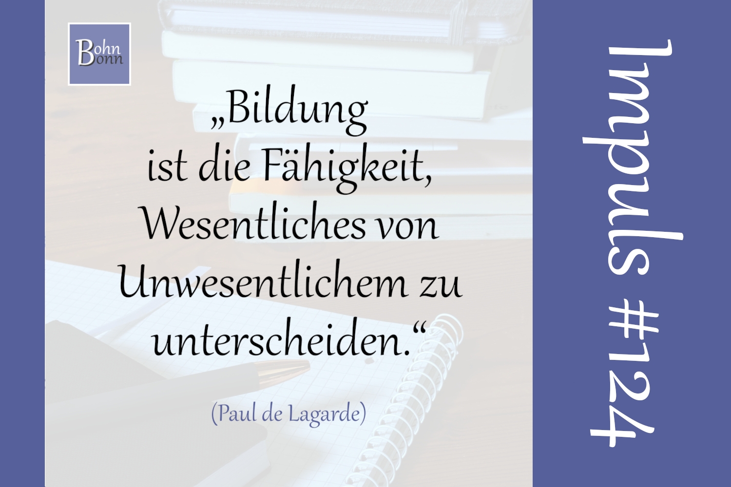#124 - Vom Wesentlichen zum Wirksamen