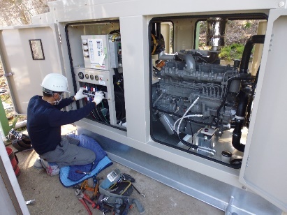 非常用発電機　更新・受電キュービクルの内部改修工事