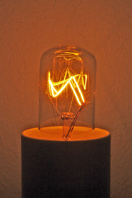 Lampe à filament, incandescence