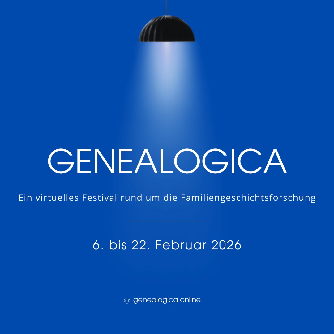 Größtes virtuelles Genealogie-Event im deutschsprachigen Raum neigt sich dem Ende zu!