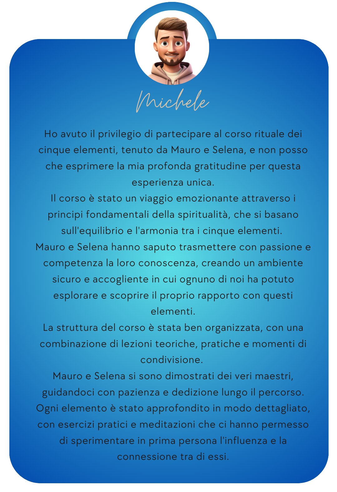Recensione percorso individuale Tantra Temple Academy - Testimonianza di crescita personale - Trasformazione e connessione profonda - Recensione allievo - Esperienze di consapevolezza