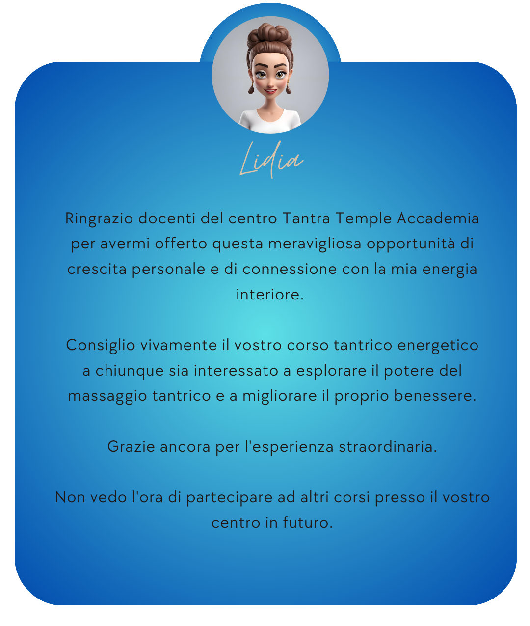 Recensione percorso individuale Tantra Temple Academy - Testimonianza di crescita personale - Trasformazione e connessione profonda - Recensione allievo - Esperienze di consapevolezza