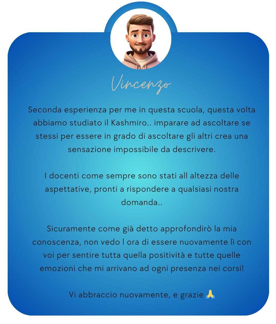 Recensione percorso individuale Tantra Temple Academy - Testimonianza di crescita personale - Trasformazione e connessione profonda - Recensione allievo - Esperienze di consapevolezza