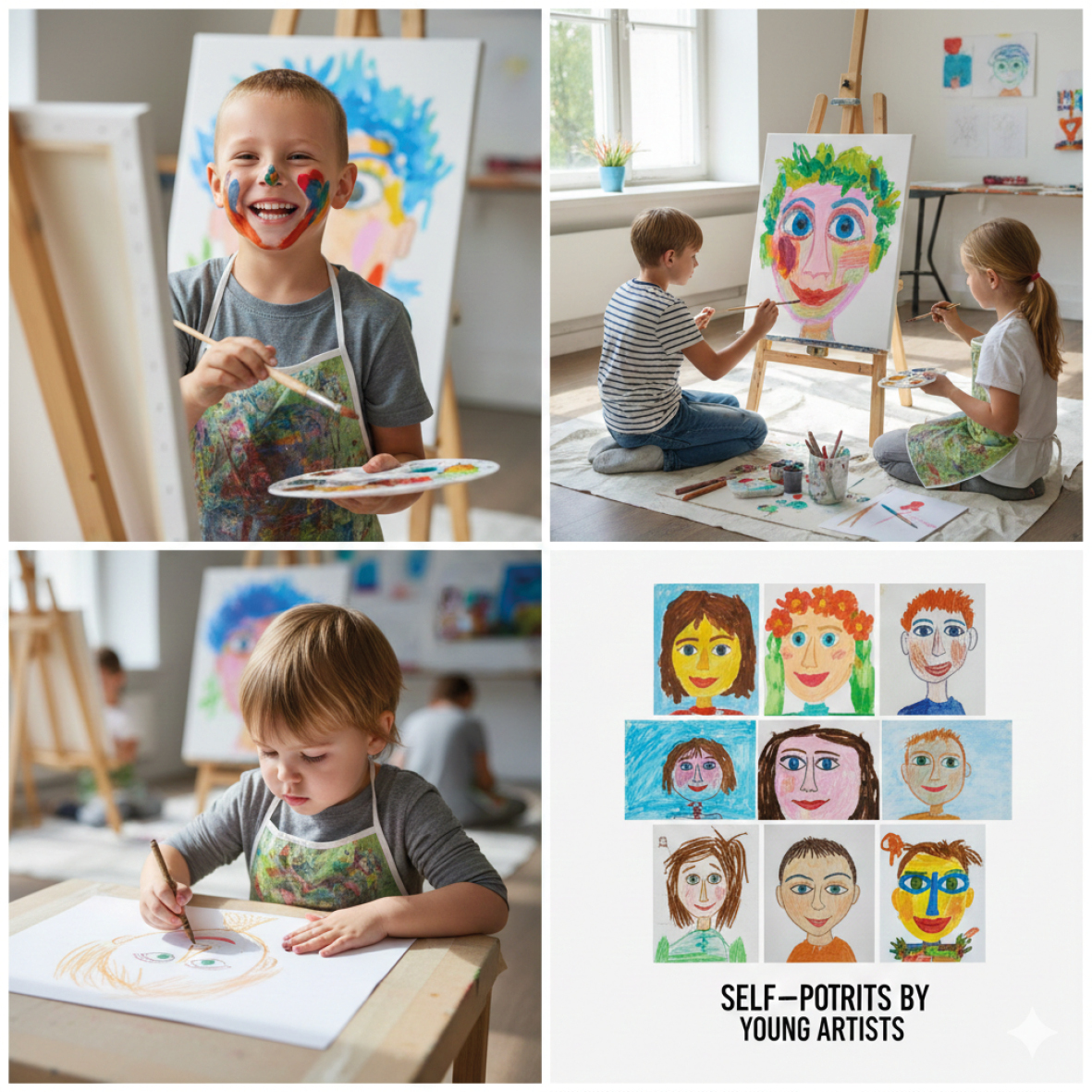 Selbstportraits 4. Klasse