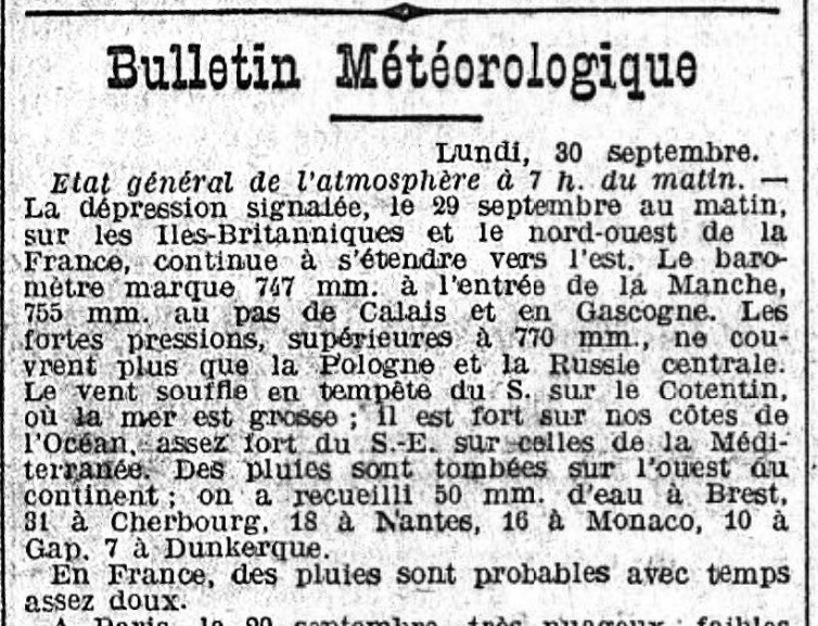 Extrait de "L'Écho de Paris" du 01/10/1912