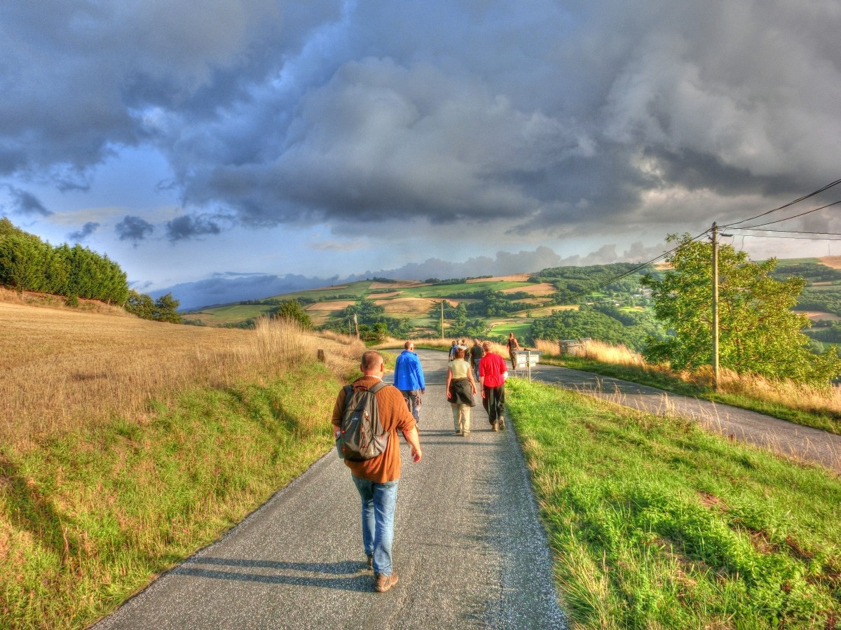 Promenade vers la Vierge