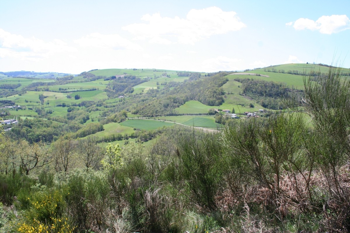 Vue vallée du Rance direction Plaisance
