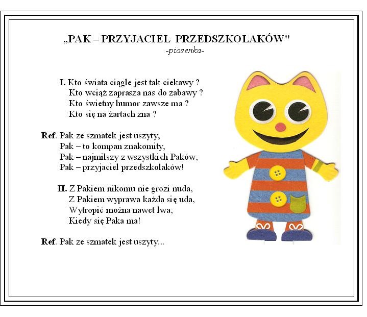 Piosenki Przedszkolepodbocianemrunowo