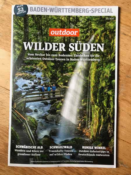 Das Berggeheimnis im Outdoor Magazin, Ausgabe Wilder Süden