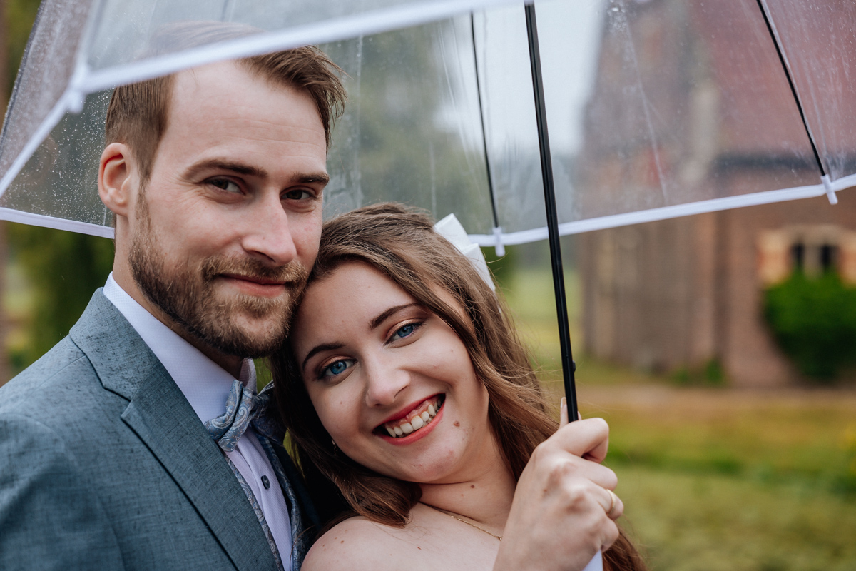 Hochzeit bei Regen