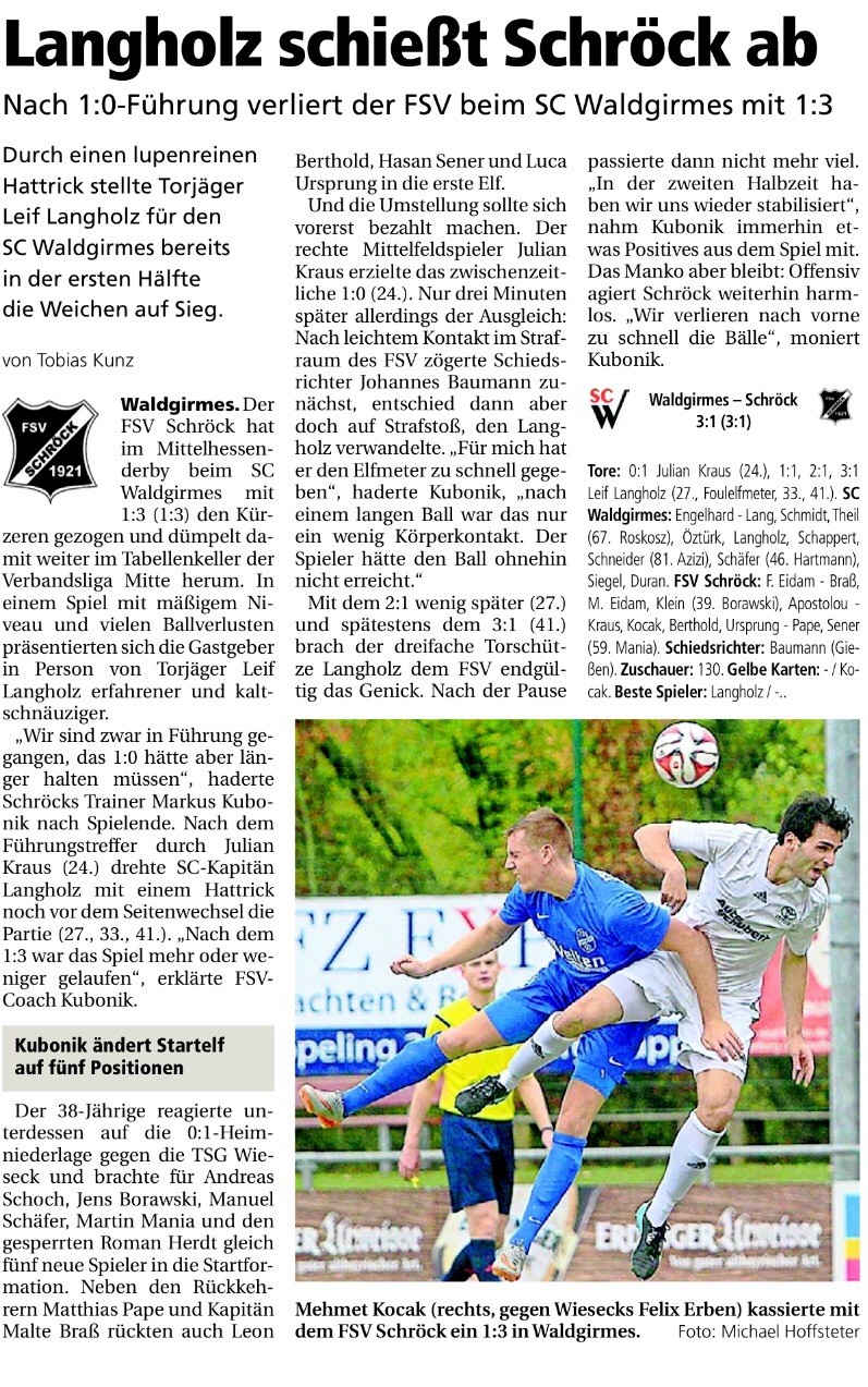 Ab Montagmorgen!