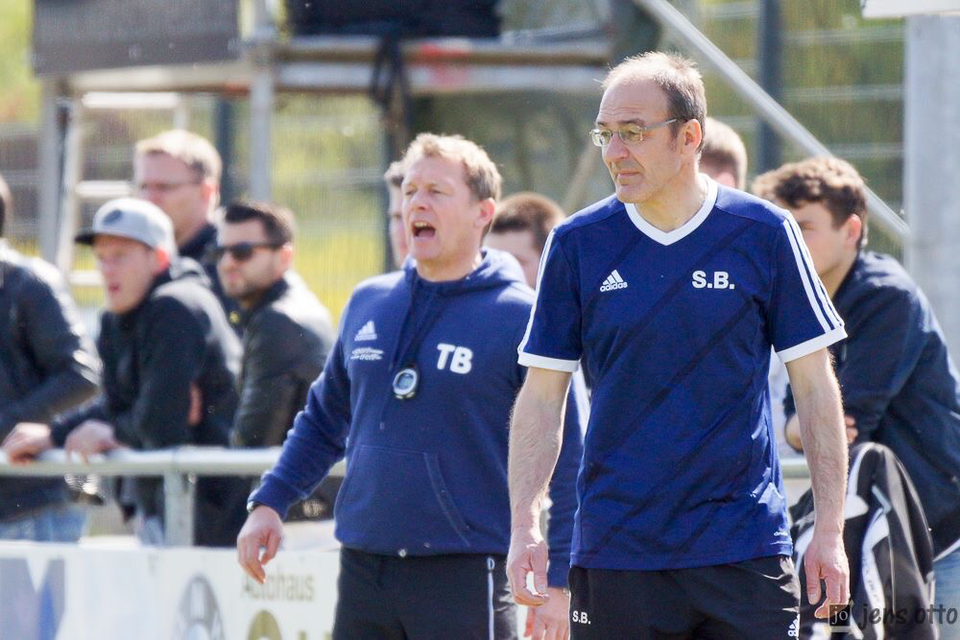 Der scheidende Trainer und der Interimstrainer. Thomas Brunet (links) und Stephan Banf.