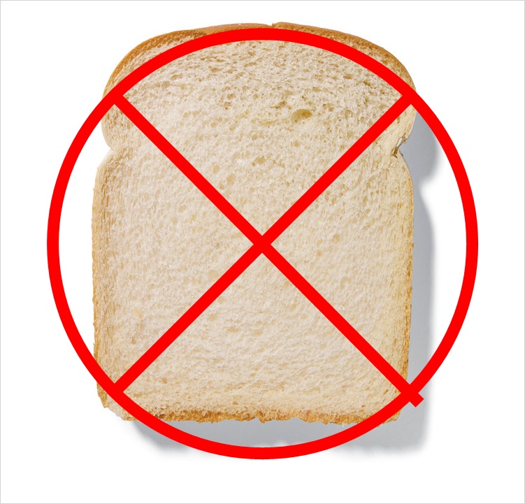 Interestingly the white bread we tested had the following as it's 4 main ingredients: bleached wheat flour, sugar, vegetable oil and sodium chloride. 4 out of 6 of our "food devils" - the 2 remaining being commercial soy and cheap dairy