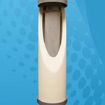 Water filter with a carbon block