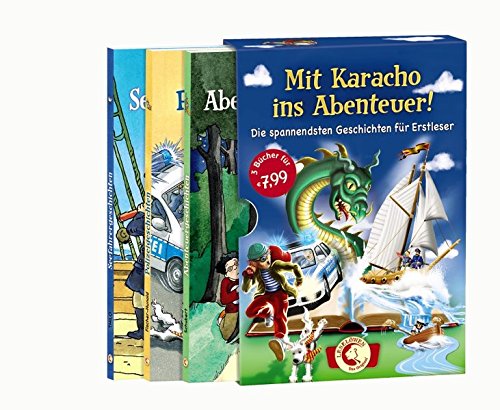 Mit Karacho ins Abenteuer - Schuber mit 3 Lesepiraten-Büchern - erschienen 2013 im Loewe Verlag