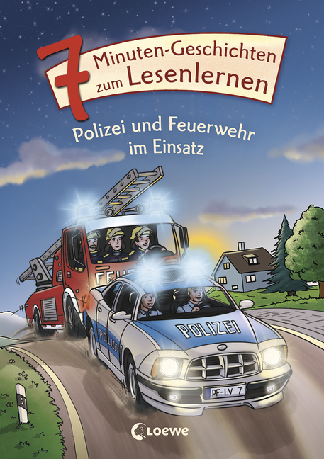 7-Minuten-Geschichten für Erstleser: Polizei und Feuerwehr im Einsatz - erschienen 2020 im Loewe Verlag