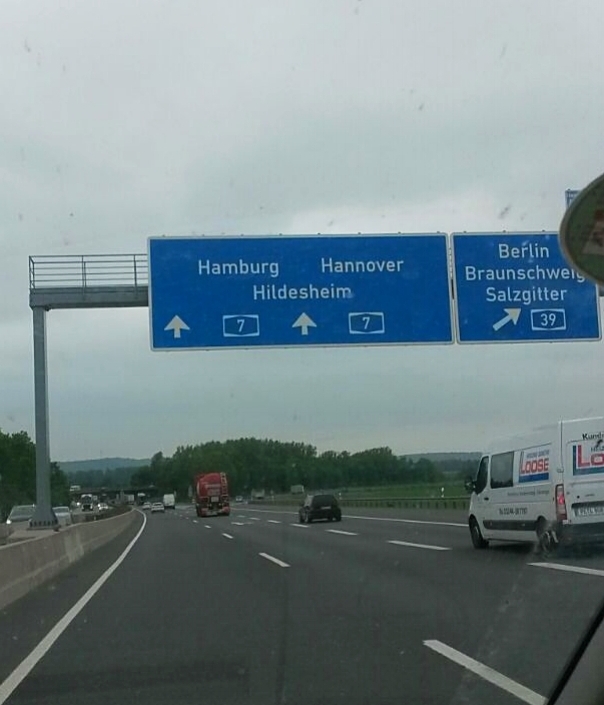 Freitag Morgen auf der Autobahn