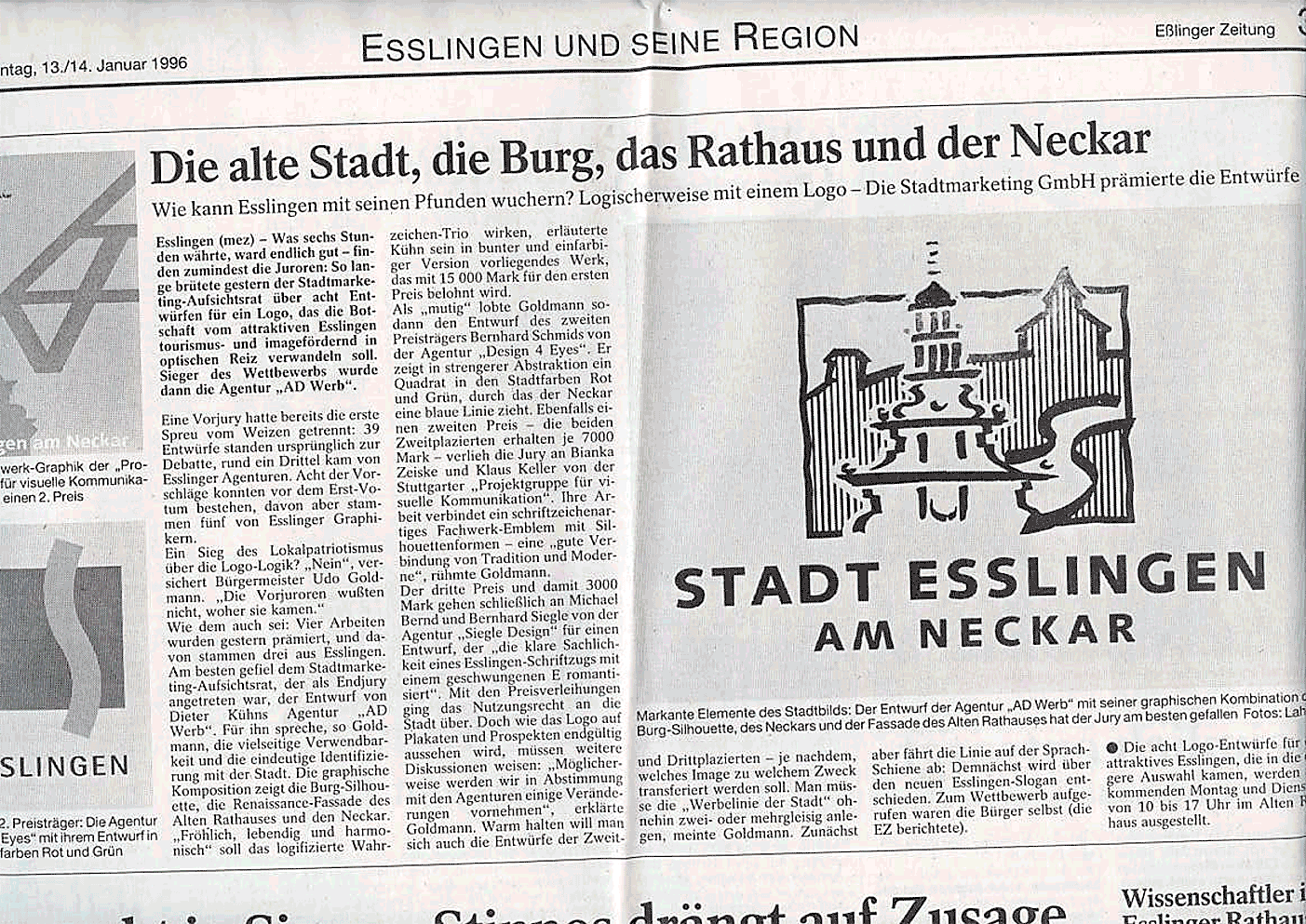 Esslinger Zeitung sieglesign Esslingen, Stuttgart