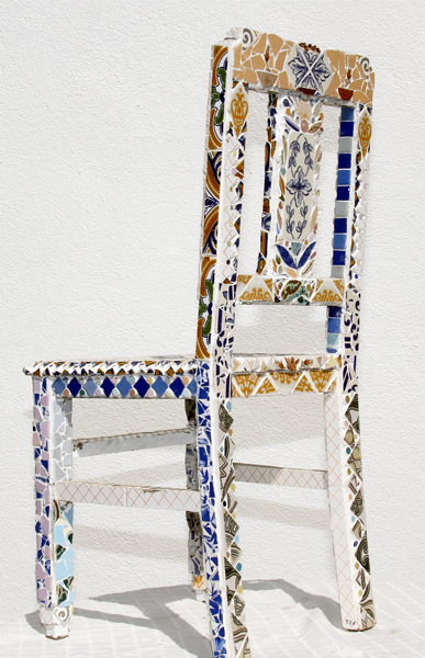 "Cadeira Marroquina" - 84x34x32 cm