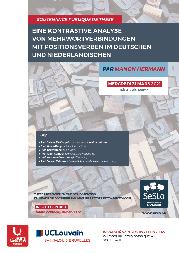 Eine kontrastive Analyse von Mehrwortverbindungen mit Positionsverben im Deutschen und Niederländischen