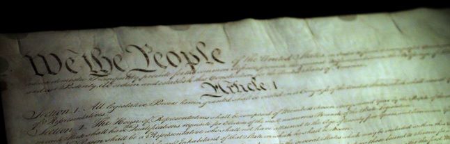 Constitution of the United States of America in the National Archives - by  Mr.TinDC