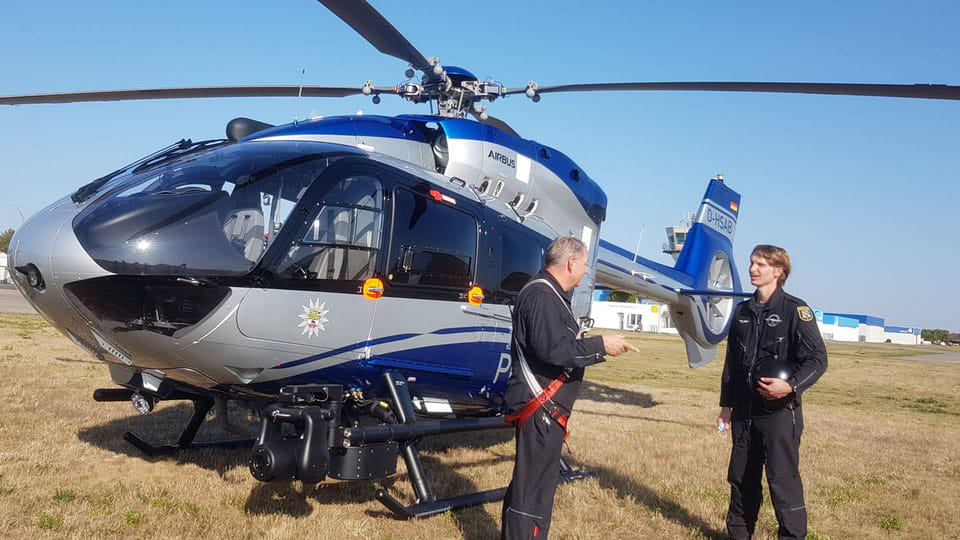 Jahresbilanz Polizeihubschrauberstaffel - Fast 600 Einsätze im Jahr 2024