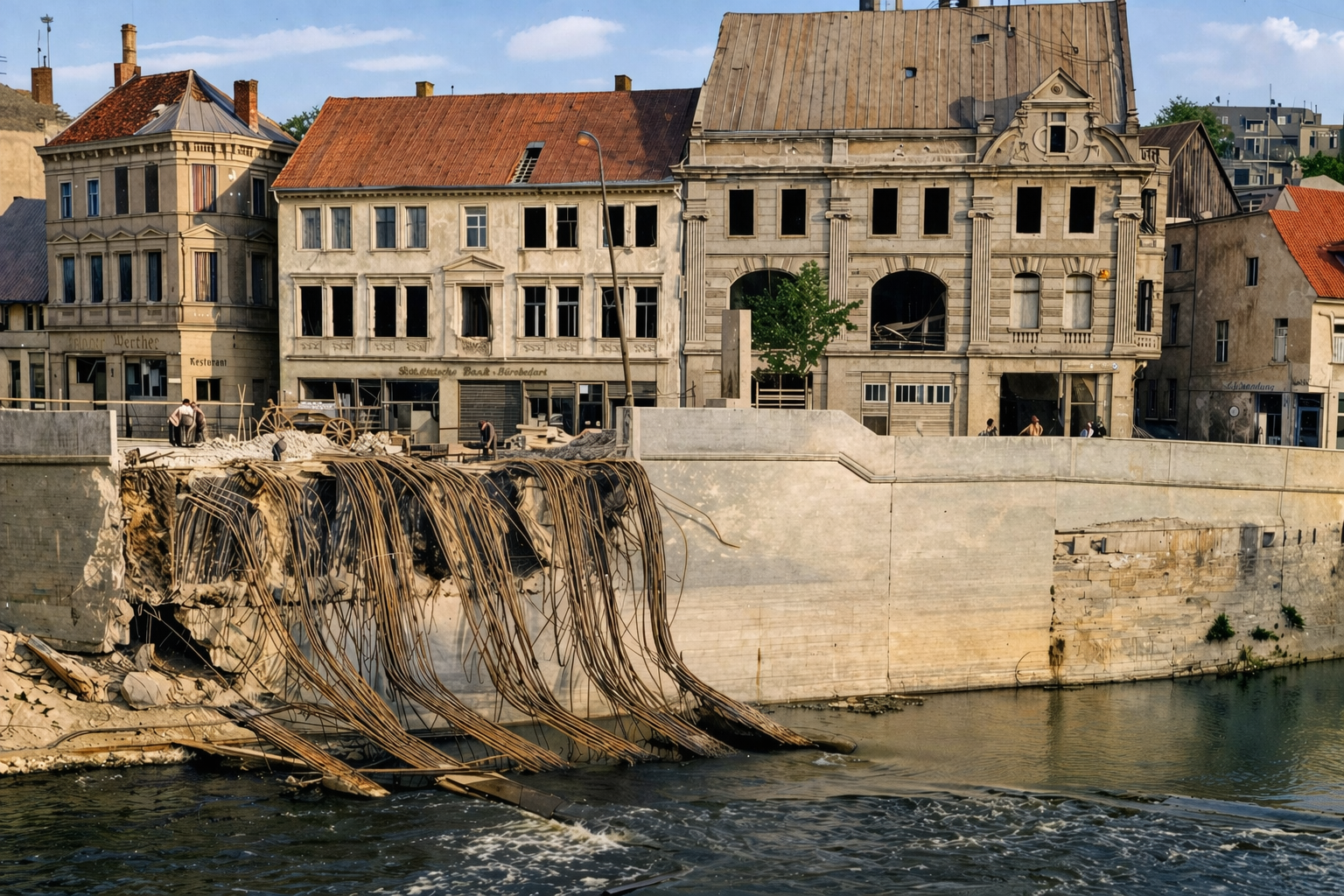 Vor 81 Jahren wurden die drei Bernburger Brücken gesprengt