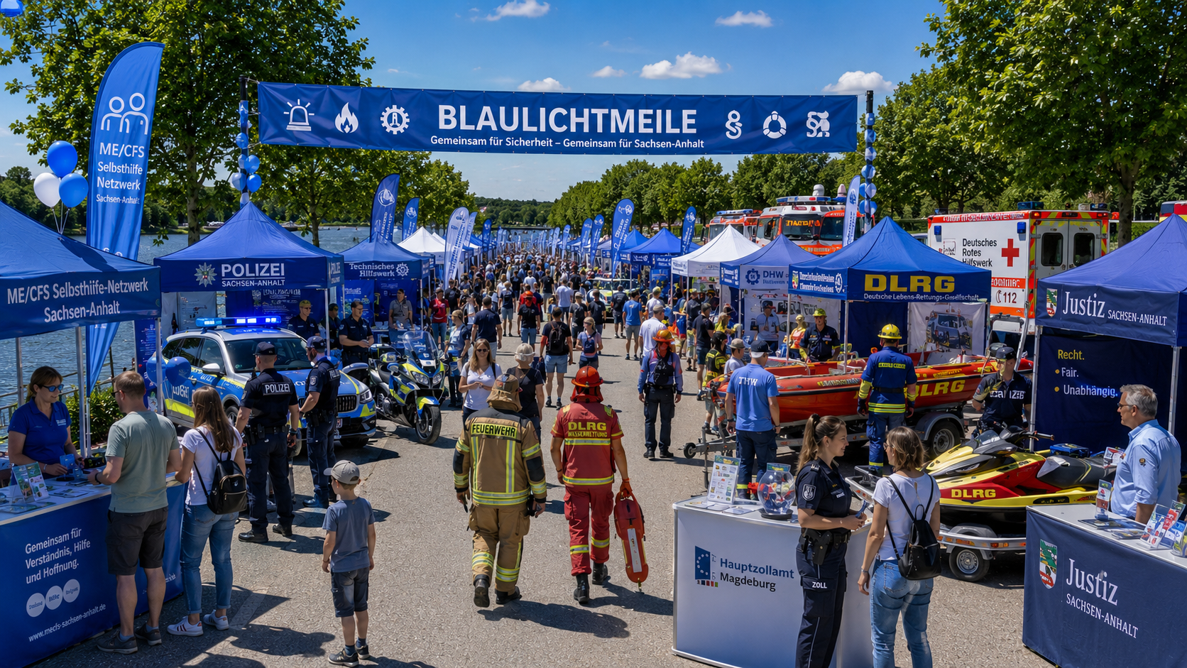Blaulichtmeile zum 24. Sachsen-Anhalt-Tag 2026 in Bernburg (Saale)